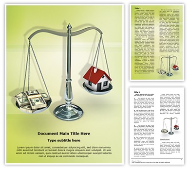 Mortgage Loan Editable Word Template