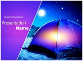 Night Camp Editable PowerPoint Template
