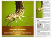 Water Larva Editable PowerPoint Template