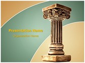 Roman Pillar Editable PowerPoint Template