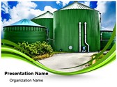 Biogas Industrial Plant Editable PowerPoint Template