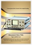 Cathode Ray Oscilloscope Editable Template