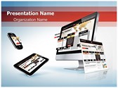Responsive Website Editable PowerPoint Template