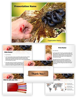 Snake Bite Editable PowerPoint Template