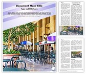 Food Court Editable PowerPoint Template