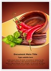 Hot Red Chili Editable Template