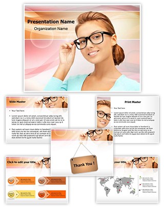Eyesight Spectacles Editable PowerPoint Template