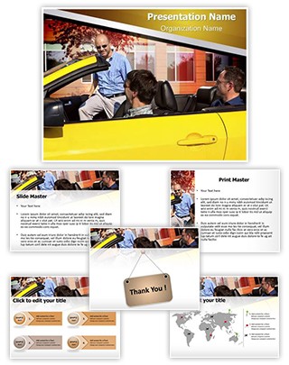 Carpooling Editable PowerPoint Template