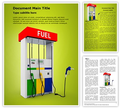 Filling Station Editable Word Template