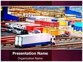 Cargo Trucking Editable PowerPoint Template