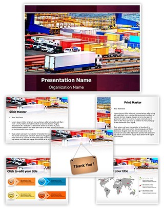 Cargo Trucking Editable PowerPoint Template