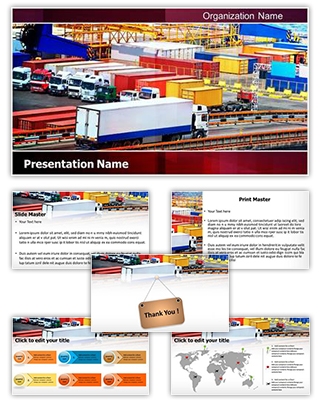 Cargo Trucking Editable PowerPoint Template