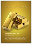 Gold Brick Editable Template