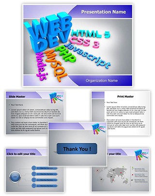 Website Development Editable PowerPoint Template