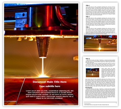 Laser Editable Word Template