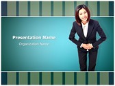 Bowing Respect Editable PowerPoint Template