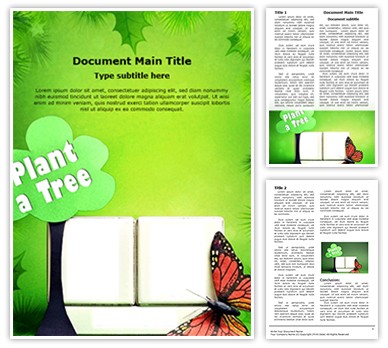 Arbor Day Editable Word Template