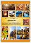 Autumn Season Collage Editable Template