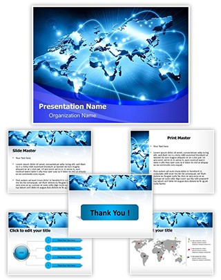 Internet Abstract Editable PowerPoint Template