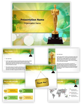 Oscar Cup Editable PowerPoint Template