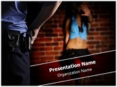 Police and Prostitute Editable PowerPoint Template