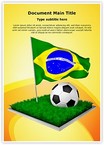 Brazil Football Worldcup Editable Template