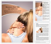 Neck Injury Editable PowerPoint Template