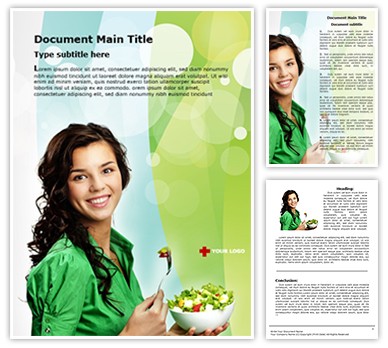 Healthy Diet Editable Word Template