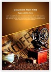 Coffee Grinder Editable Template