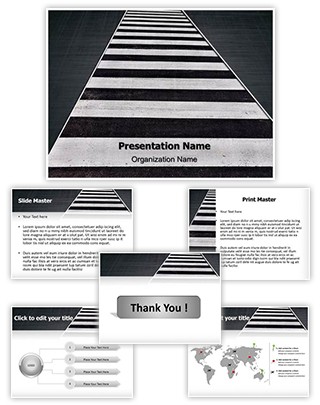 Crosswalk Editable PowerPoint Template
