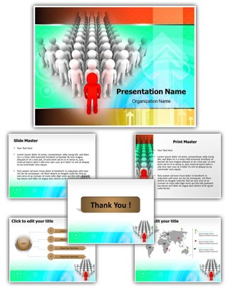 Organizational Leadership Editable PowerPoint Template