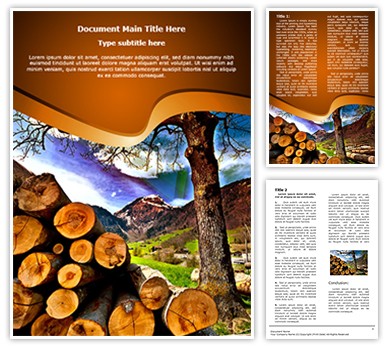 Deforestation Editable Word Template