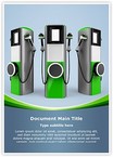 Electric Car Charging Station Editable Template