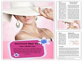 Elegant Woman Editable PowerPoint Template