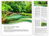 Jungle green Editable PowerPoint Template