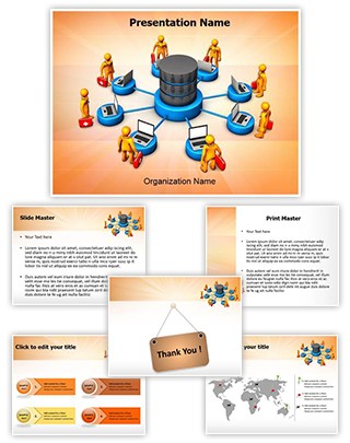 Medical Databases Editable PowerPoint Template