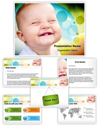 Cute Smile Editable PowerPoint Template