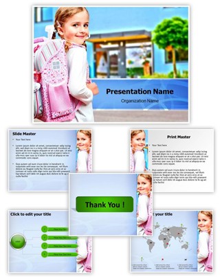 Love My School Editable PowerPoint Template