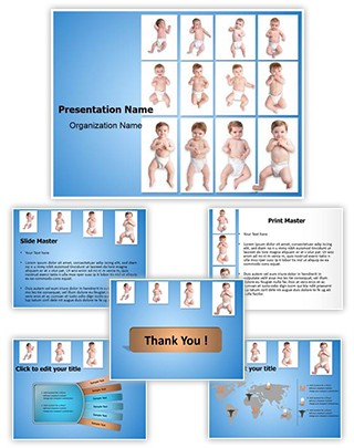 Child Development Stages Editable PowerPoint Template