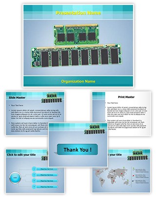 Computer RAM Editable PowerPoint Template