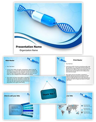 DNA Capsul Editable PowerPoint Template