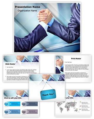 Aggressive Business Competition Editable PowerPoint Template