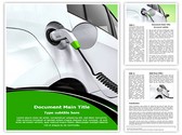 Electric Car Editable PowerPoint Template