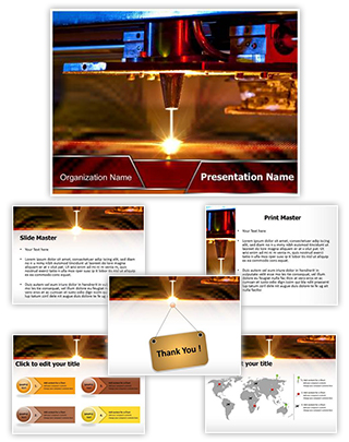 Laser Editable PowerPoint Template