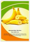 Bananas Editable Template