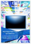 Flat Screen TV Editable Template