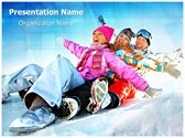 Family Winter Vacation Editable PowerPoint Template