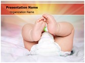 Baby Diapers Editable PowerPoint Template