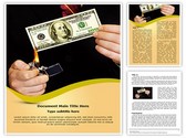 Money Deficiency Editable PowerPoint Template