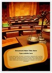 Courtroom Scale Editable Template